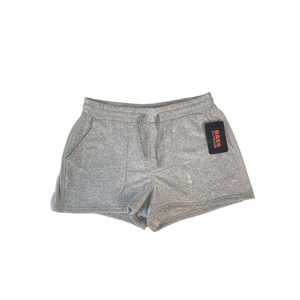 Bass Outdoor Women’s Placid Drawstring Shorts – Medium – Grey Heather – NWT